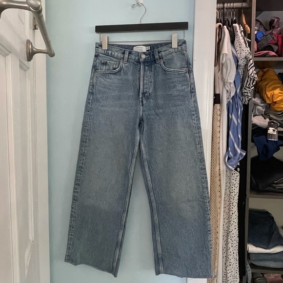 And other stories culotte style rigid denim sz 25 - Picture 3 of 3